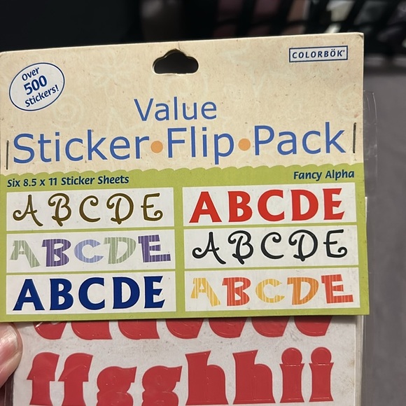 Sticker flip pack alphabet - Picture 3 of 3
